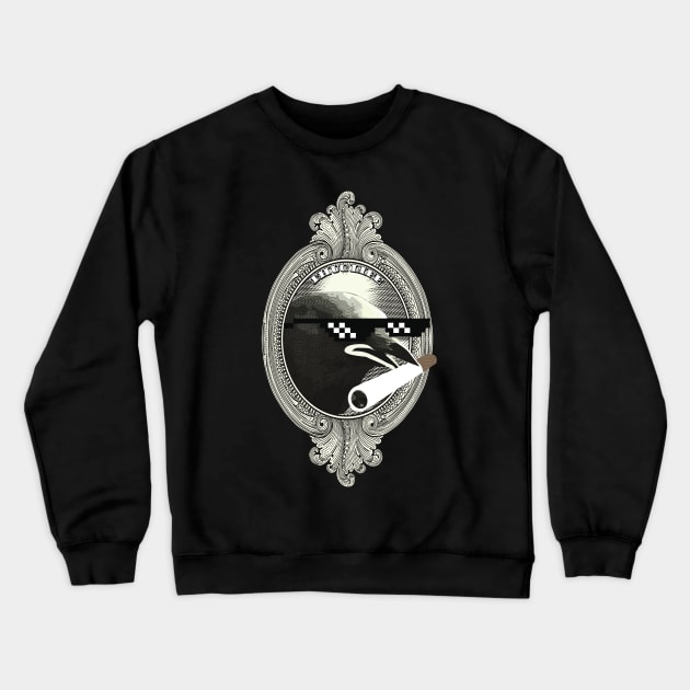 THUG LIFE BIRD Crewneck Sweatshirt by TheTofuCube